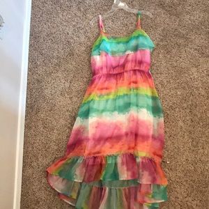 Girls colorful summer dress